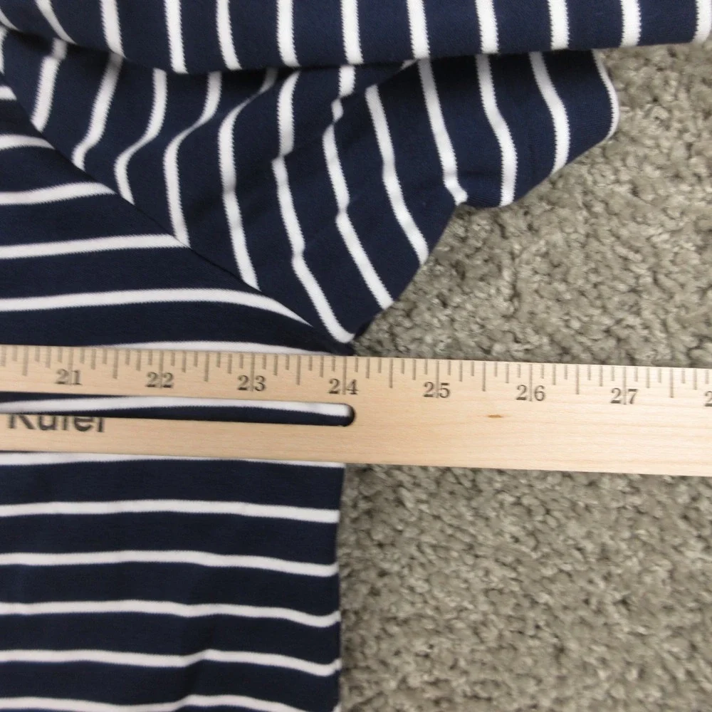 Polo Ralph Lauren Shirt Mens XL Navy White Striped Soft Knit Golf Tennis Preppy